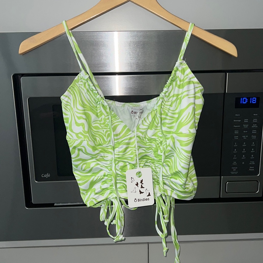 Birdie Green Summer Top